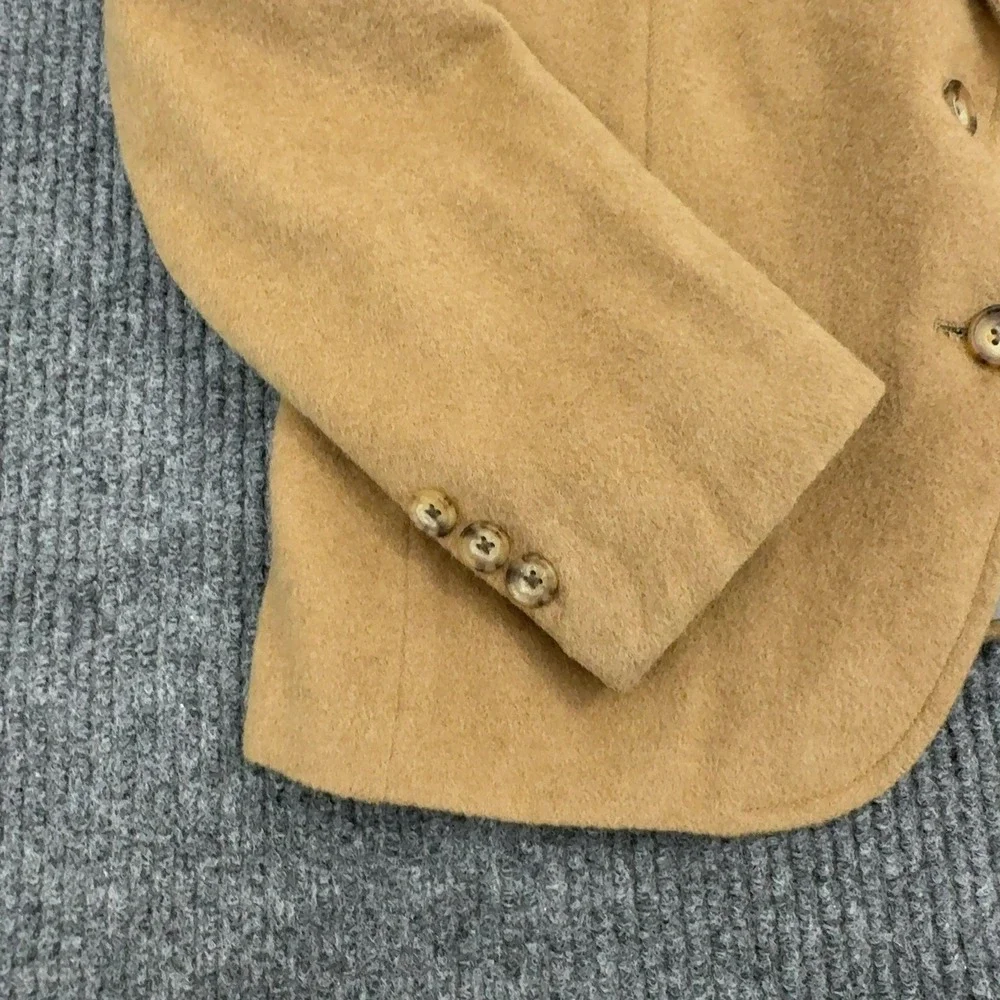 Vintage Corbin Ltd Blazer Mens 38 Tan Wool Two Button Made in USA Classic
